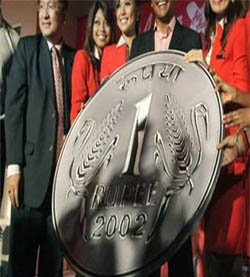 Indian rupee up 16 paise against US dollar